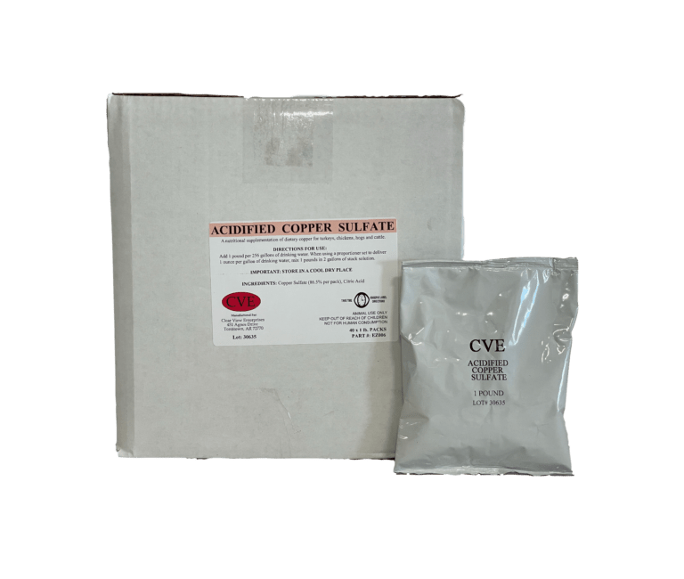 CVE Acidified copper sulfate