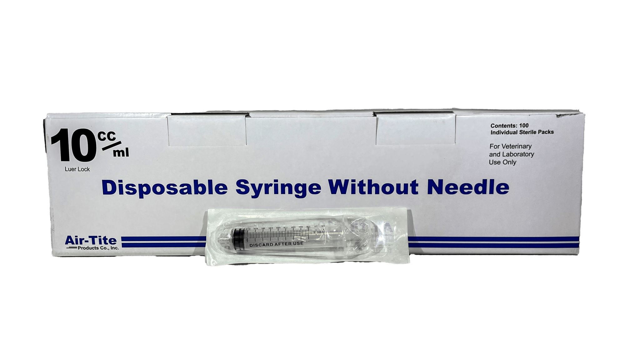 AirTite Luer Lock Syringe Clear View Enterprises