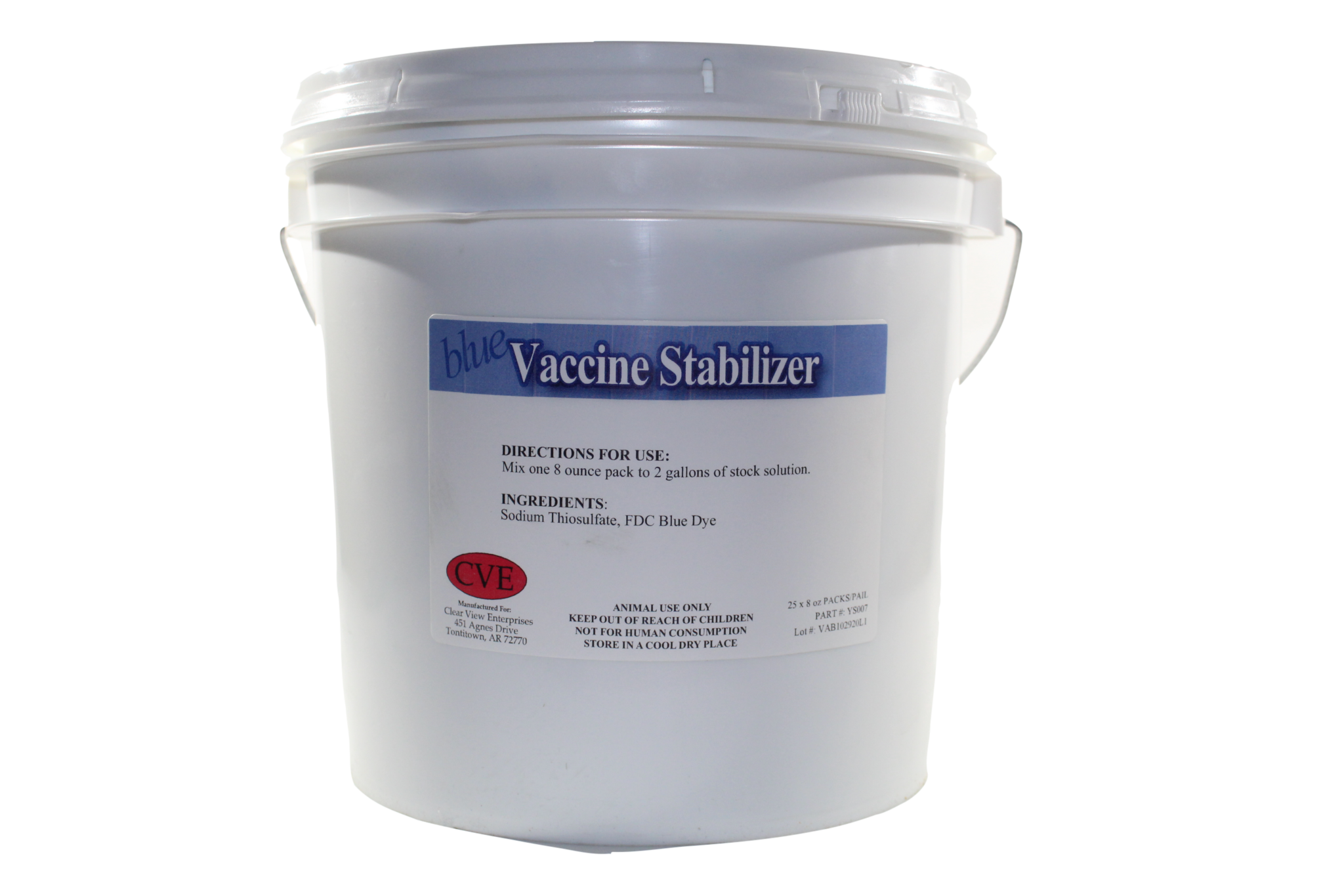 Stabilizer Injection Vaccine Stabilizer-Blue | Clear View Enterprises